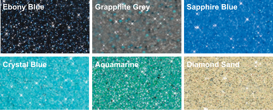 Ebony Blue Grapphite Grey Sapphire Blue Crystal Blue Aquamarine Diamond Sand
